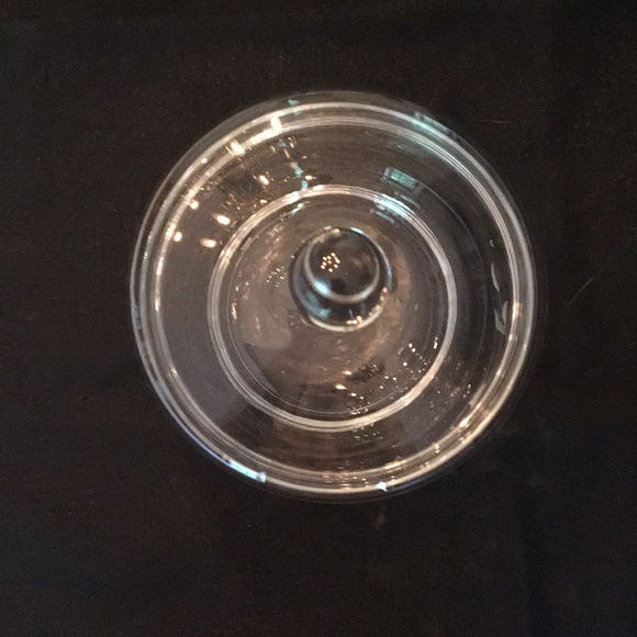 Etched Glass Covered Candy Bowl - Picture 4 of 5